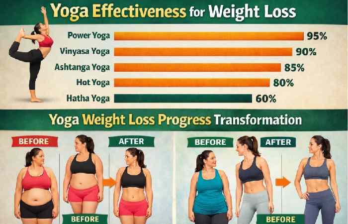 yoga weight loss progress