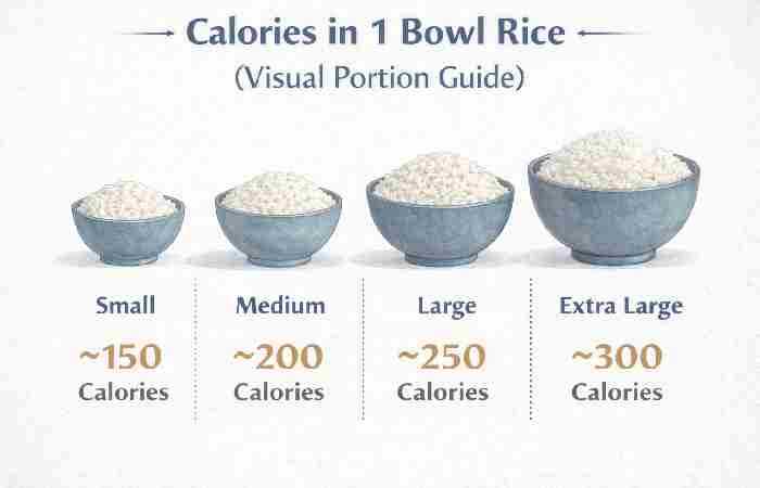 calories in 1 bowl rice